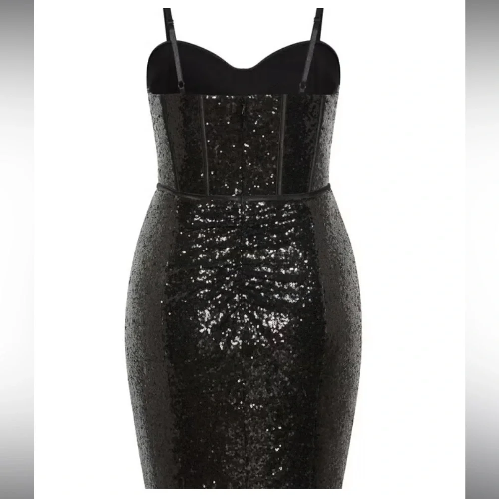 City Chic Black Sweetheart Bodycon Dress - Picture 2 of 11